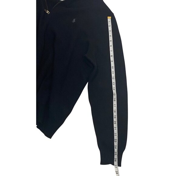 Polo Ralph Lauren Men's Merino Wool cashmere Quarter-Zip Sweater neutral XXL - Picture 9 of 9